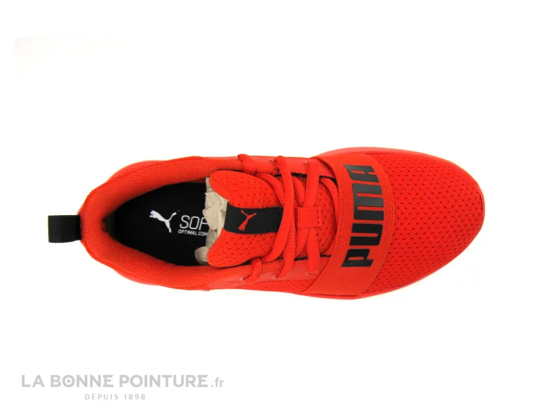 Achat chaussures Puma Enfant Basket, vente Puma WIRED RUN PS red black - Basket sport enfant rouge