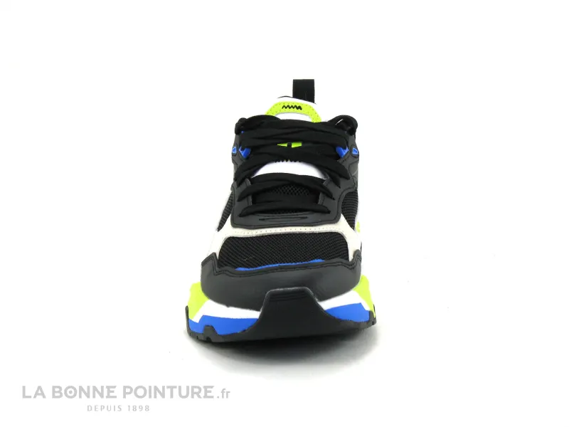 Achat chaussures Puma Junior Basket ville, vente Puma TRINITY JR 390838-07 Black White Lime smash - Basket GARCON