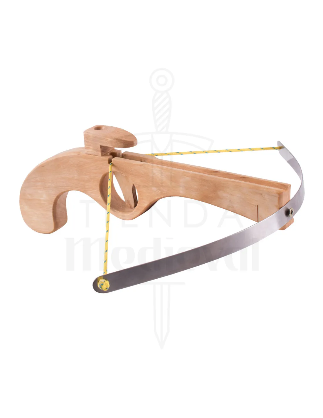 Arbalète médiévale en bois pour enfants (29,5 cm.) ⚔️ Boutique Épées