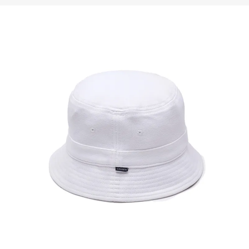 BOB LACOSTE EN PIQUÉ DE COTON BIOLOGIQUE UNI BLANC