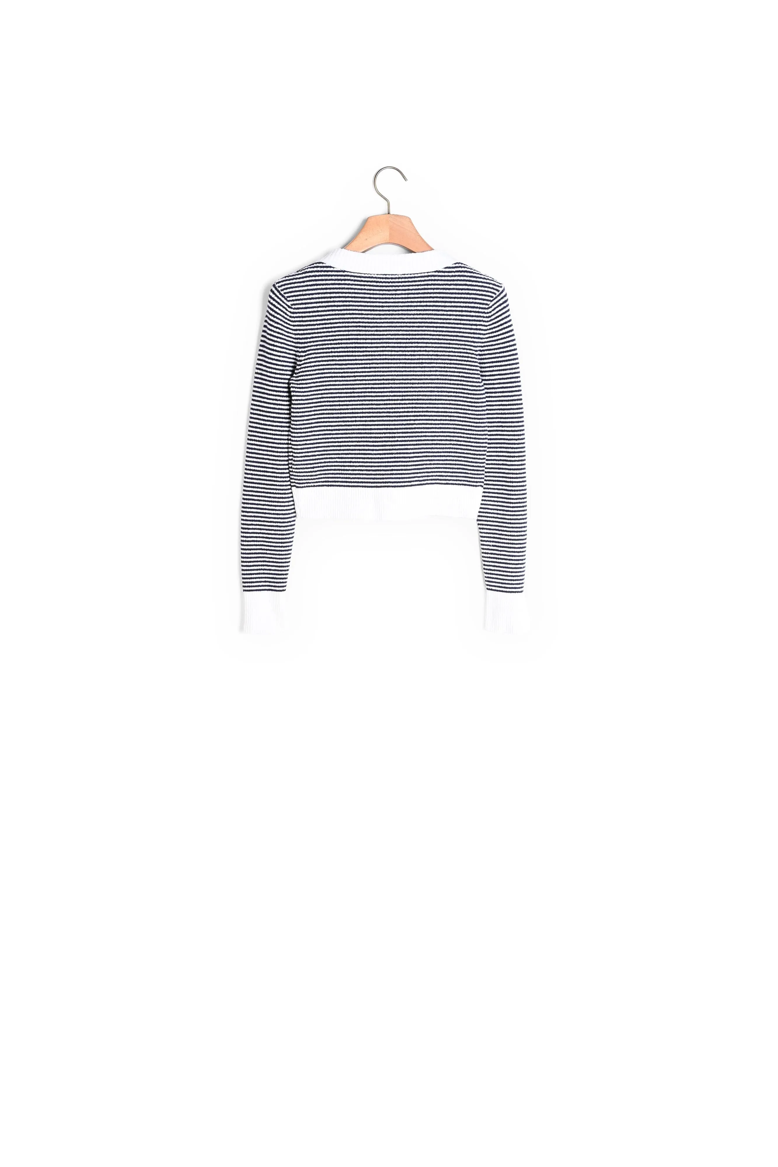 Cardigan en maille bouclette