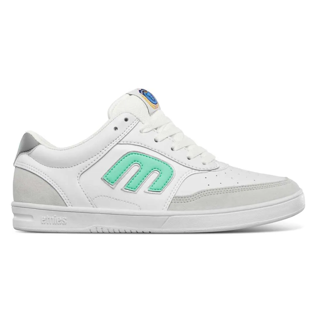  Chaussures : ETNIES THE AURELIEN White Mint - Bamboo Skateshop 