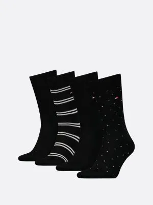 Coffret de 4 paires de chaussettes Classics | Noir | Tommy Hilfiger