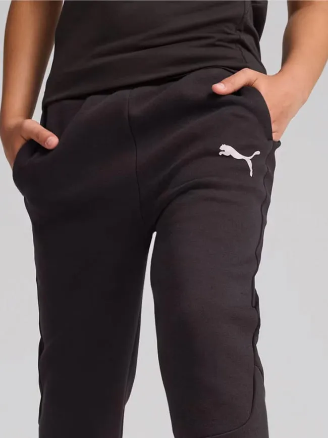 Jogging droit logo noir enfant - Puma | wimod
