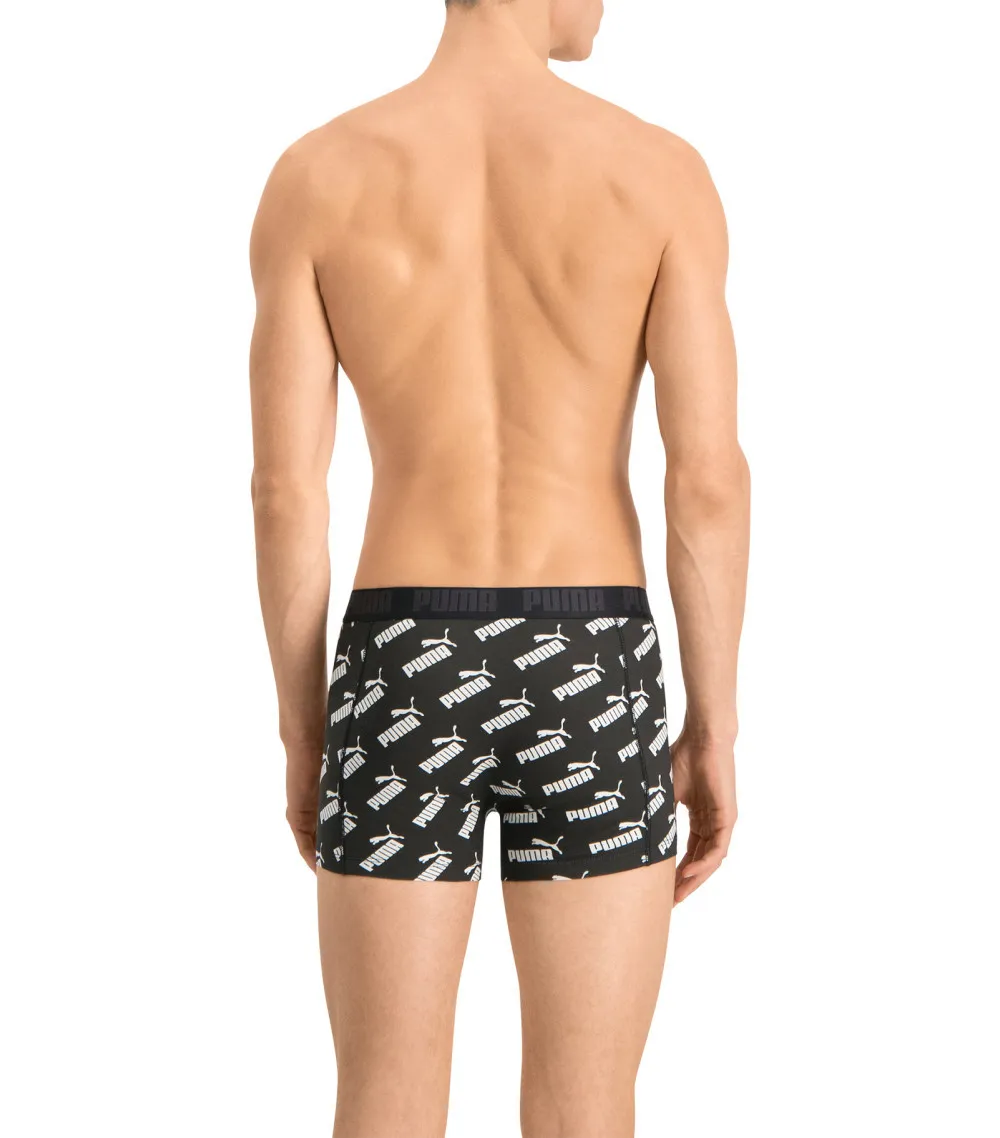 Lot de 2 Boxers Puma coton  noir