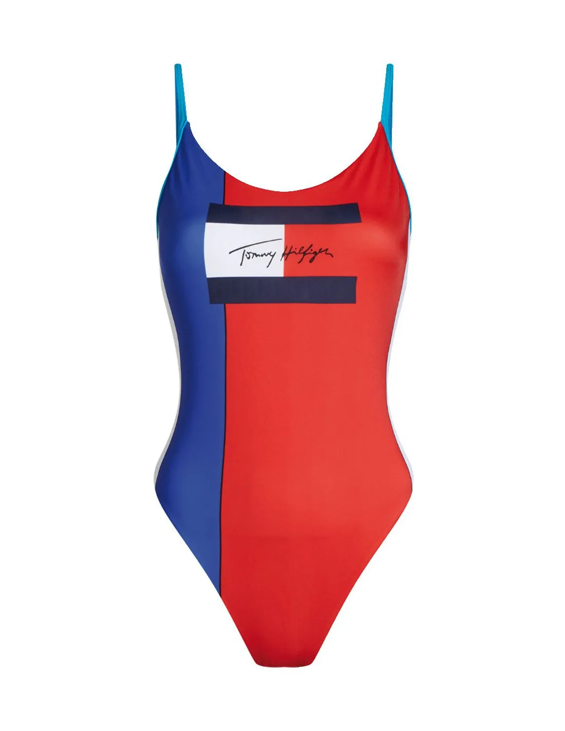 Maillot de bain une pièce Tommy Hilfiger ref_49303 Bleu