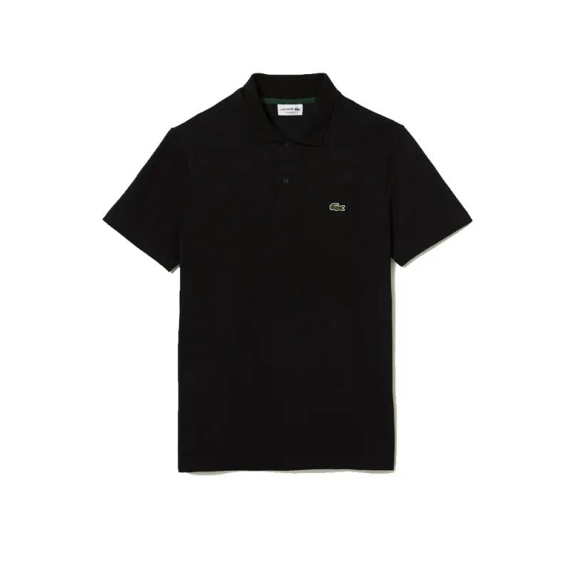 POLO LACOSTE REGULAR FIT COTON POLYESTER NOIR