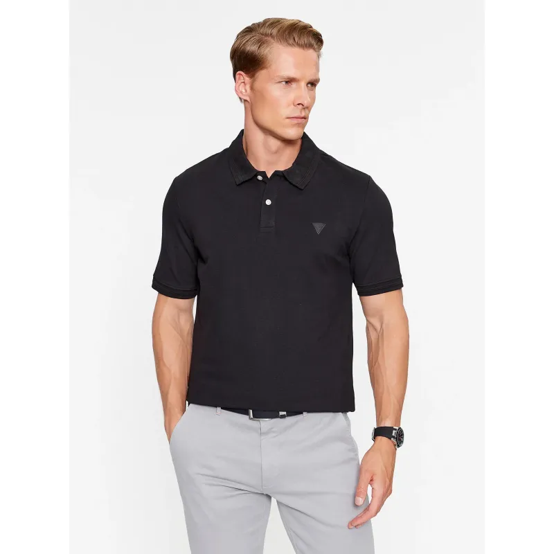 Polo uni flag x paris bleu marine homme - Tommy Hilfiger | wimod