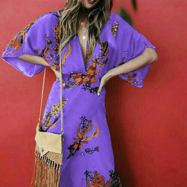 Robe Longue Bohème Fluide