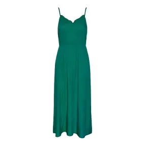 Robe Vert Femme Pieces Slip Ankle