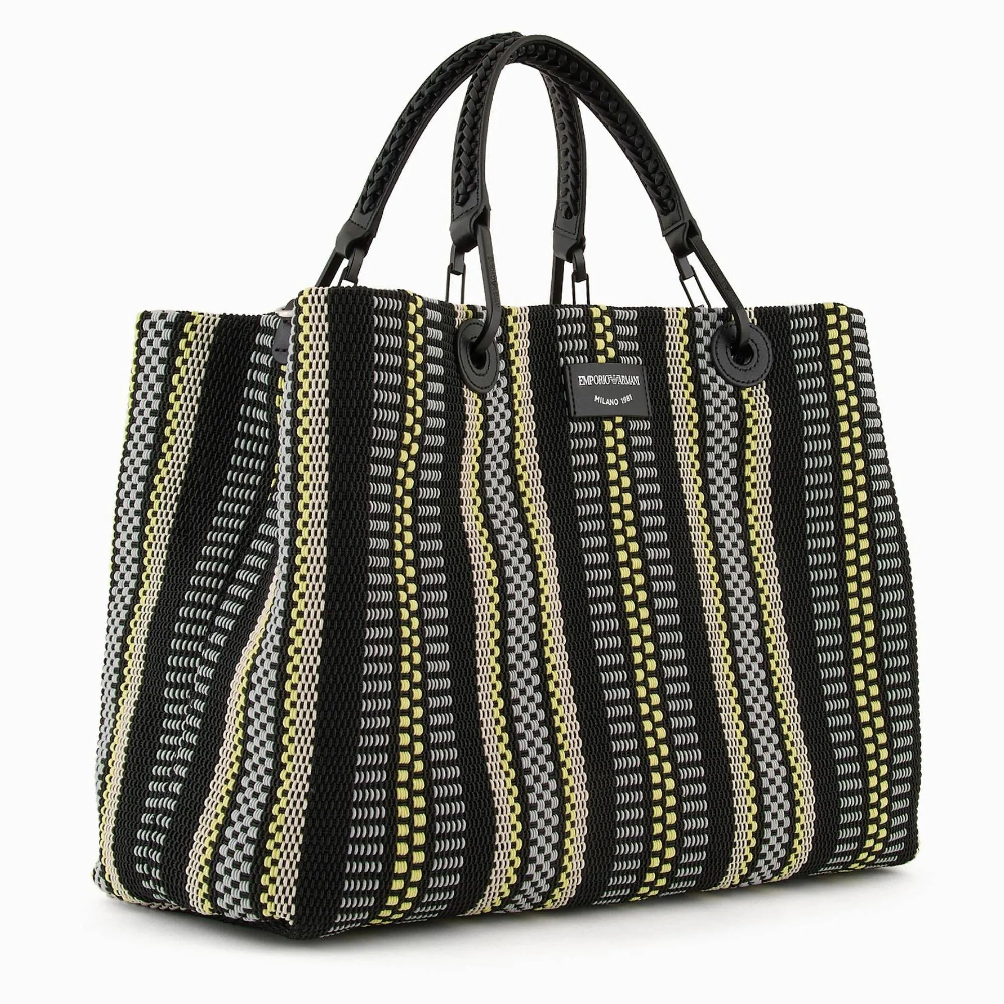 Sac cabas M Emporio Armani MyEA Bag natté Y3D165 YWQ2X
