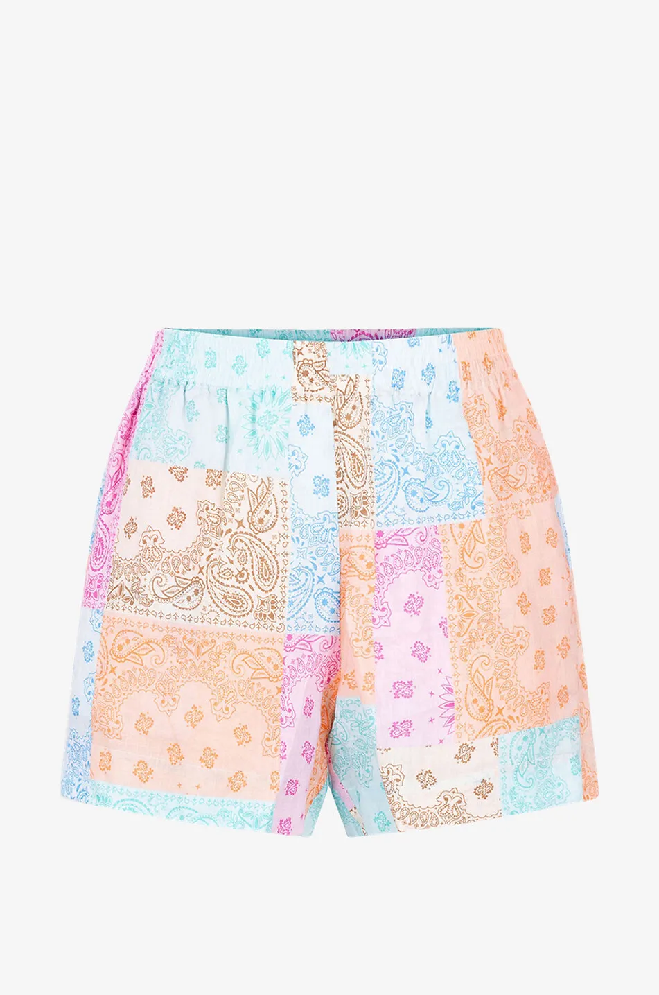 Short en lin Meave Bandana