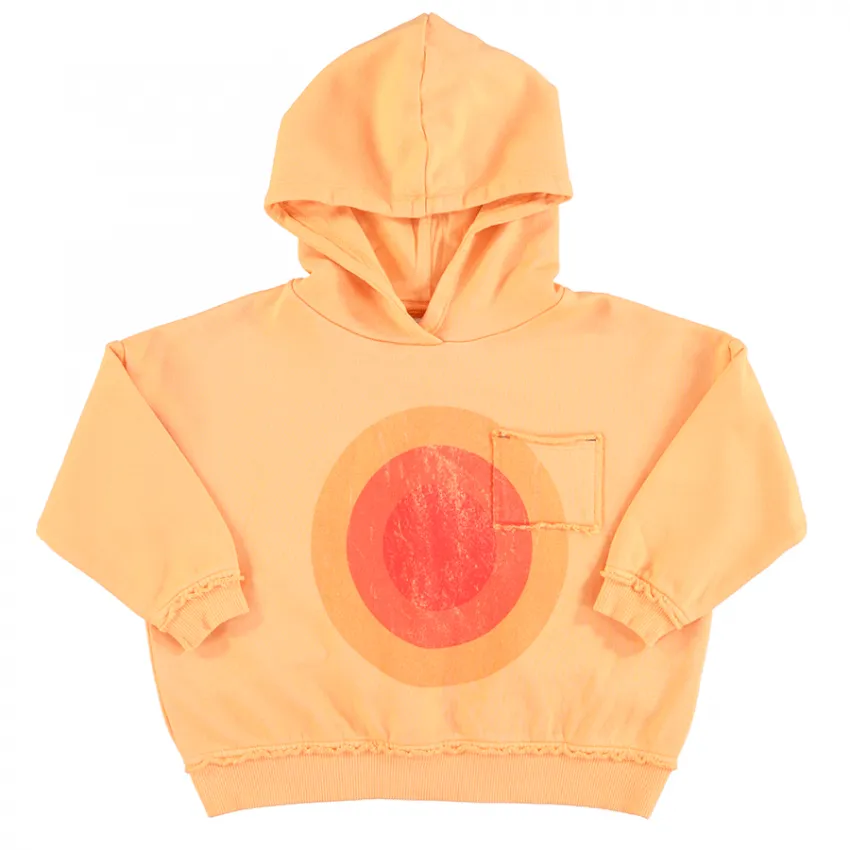 Sweat-shirt a capuche peche enfants Piupiuchick | Petites Fripouilles