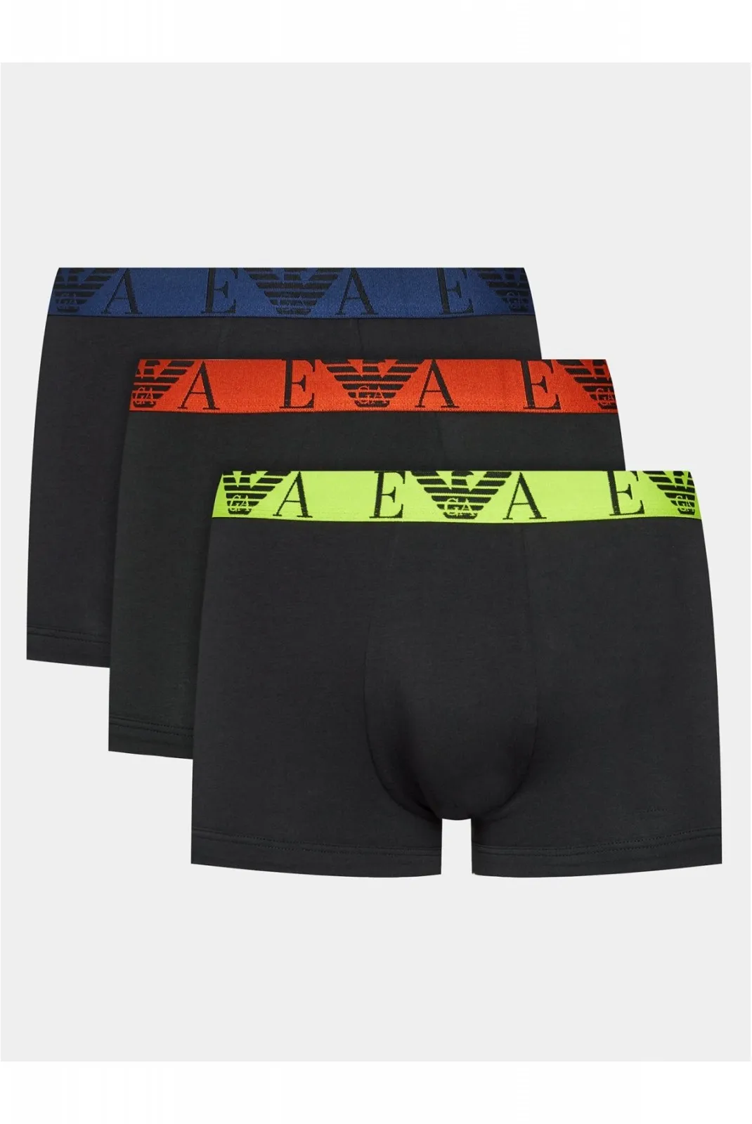 Tripack de boxers coton stretch Emporio armani 73320 NERO/NERO/NERO 111357 3F715
