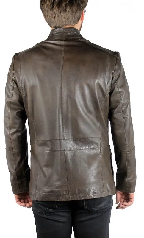 Veste Cuir Milestone Yagoro