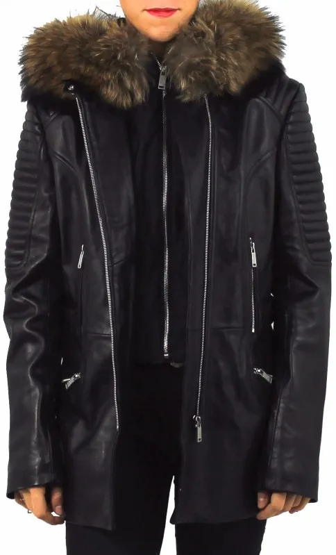 Veste Cuir Paulene Vitalic