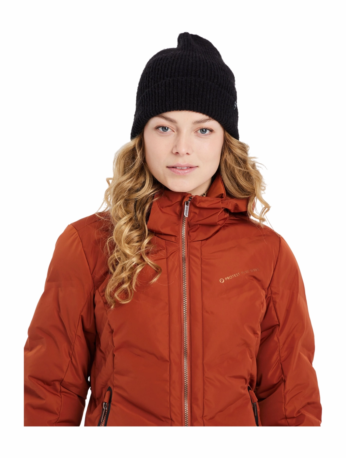 Veste de Ski Protest Femme Artssu Uluru Rust