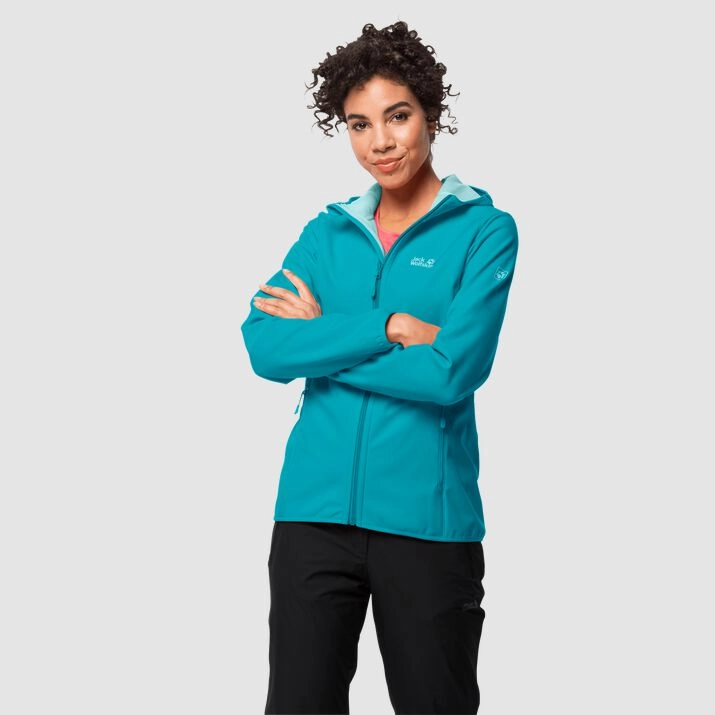 Veste Jack Wolfskin Femme Northern Point Dark Aqua